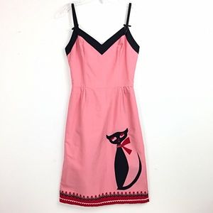 Tabitha Retro Kitty Cat Kawaii Sun Dress (Rare)